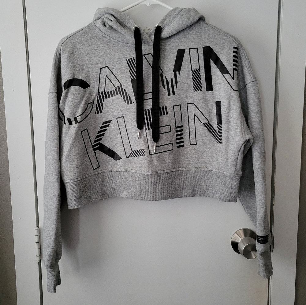 Ck Calvin Klein Performance Cropped Hoodie